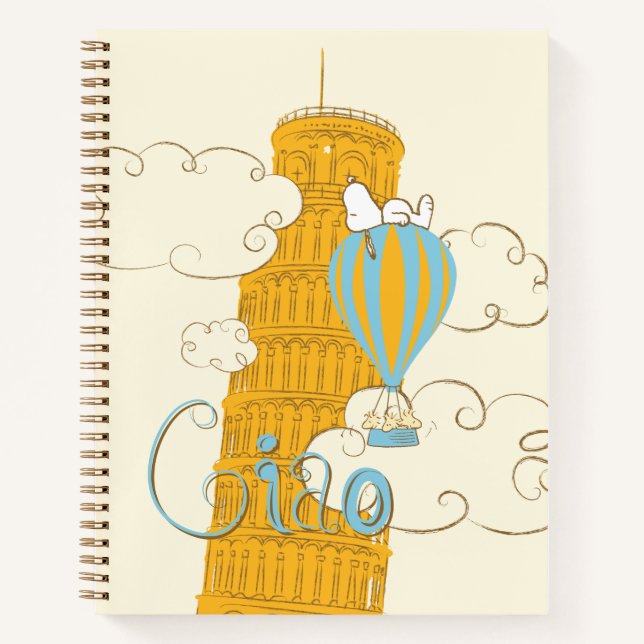 Peanuts | Snoopy & Woodstock Ciao Notebook (Front)