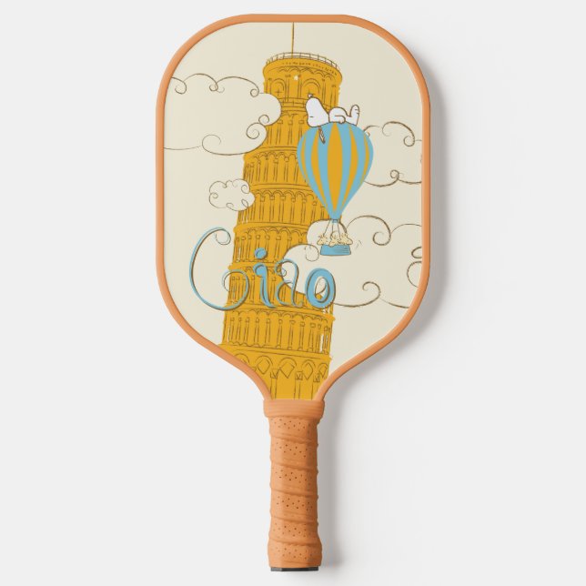 Peanuts | Snoopy & Woodstock Ciao Pickleball Paddle (Front)