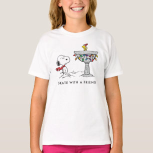 Peanuts Snoopy & Woodstock Decorated Bird Bath T-Shirt