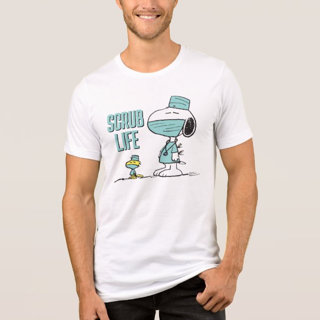 Peanuts | Snoopy & Woodstock Doctors Tri-Blend Shirt (Front)