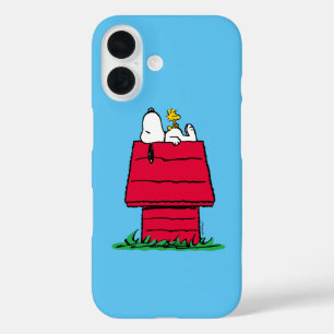Peanuts   Snoopy & Woodstock Doghouse iPhone 16 Case