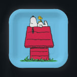 Peanuts | Snoopy & Woodstock Doghouse Paper Plate<br><div class="desc">Celebrate your Peanuts-themed party with the Peanuts Snoopy & Woodstock Doghouse Paper Plates! Featuring Snoopy and Woodstock in front of their iconic doghouse, these fun and colourful plates are perfect for serving food and treats. Let Snoopy and Woodstock bring extra charm and joy to your party table with these playful...</div>