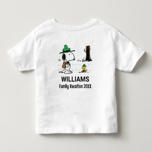 Peanuts   Snoopy & Woodstock Family Vacation Toddler T-shirt