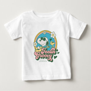 Peanuts   Snoopy & Woodstock Feelin' Groovy Baby T-Shirt