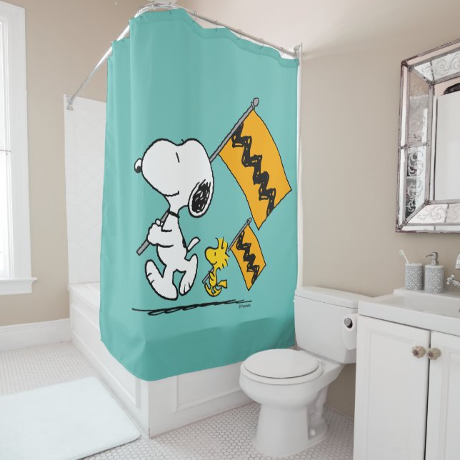 Peanuts | Snoopy & Woodstock Flags (In Situ)