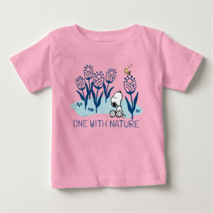 Peanuts Snoopy & Woodstock Flower Garden Baby T-Shirt