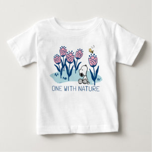 Peanuts Snoopy & Woodstock Flower Garden Baby T-Shirt