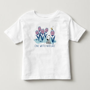 Peanuts   Snoopy & Woodstock Flower Garden Toddler T-shirt