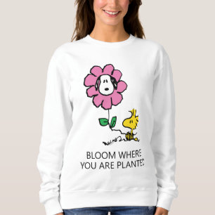 Peanuts Snoopy & Woodstock Flower Sweatshirt