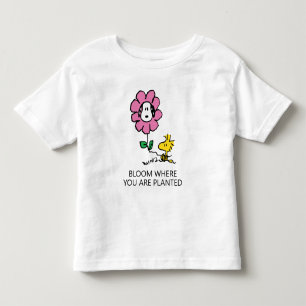 Peanuts Snoopy & Woodstock Flower Toddler T-shirt