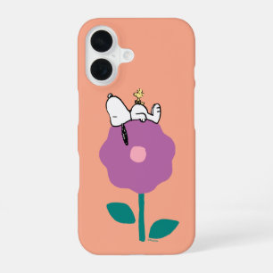 Peanuts   Snoopy & Woodstock Flower Whistle iPhone 16 Case