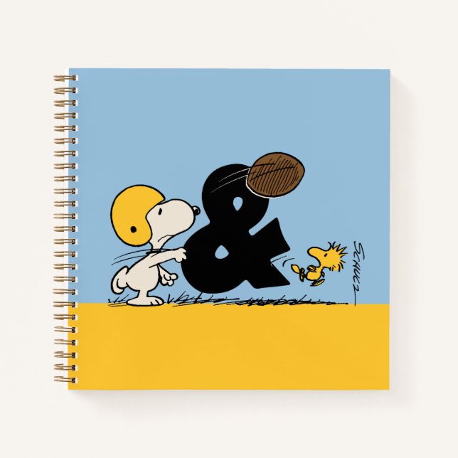 Peanuts | Snoopy & Woodstock Football Notebook (Front)