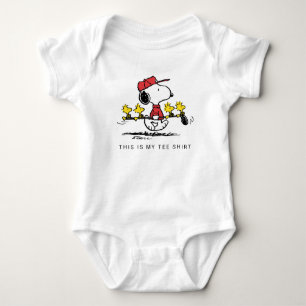 Peanuts   Snoopy, Woodstock & Friends Golf Baby Bodysuit