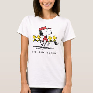 Peanuts   Snoopy, Woodstock & Friends Golf T-Shirt