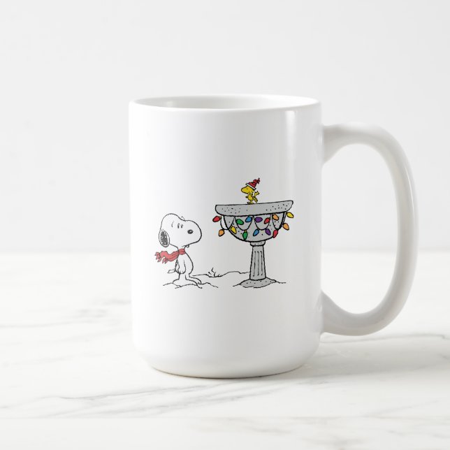 Peanuts | Snoopy & Woodstock Frozen Birdbath Coffee Mug (Right)