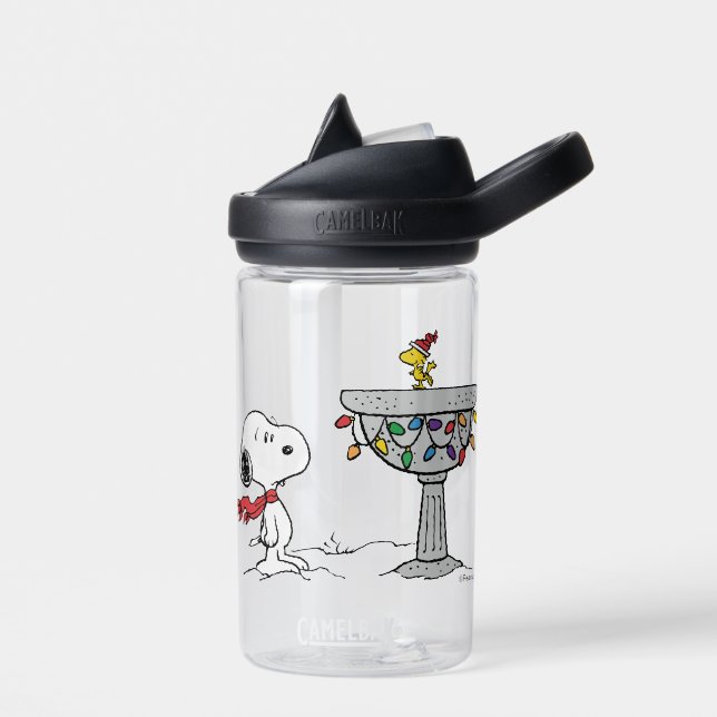 Peanuts | Snoopy & Woodstock Frozen Birdbath Water Bottle (Left)