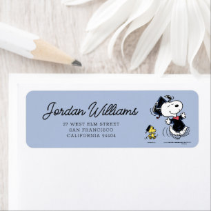 Peanuts Snoopy & Woodstock Graduation