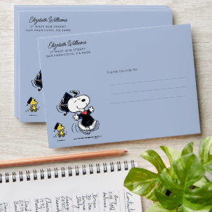 Peanuts Snoopy & Woodstock Graduation Envelope