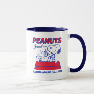 Peanuts Snoopy & Woodstock Hanging Around Mug