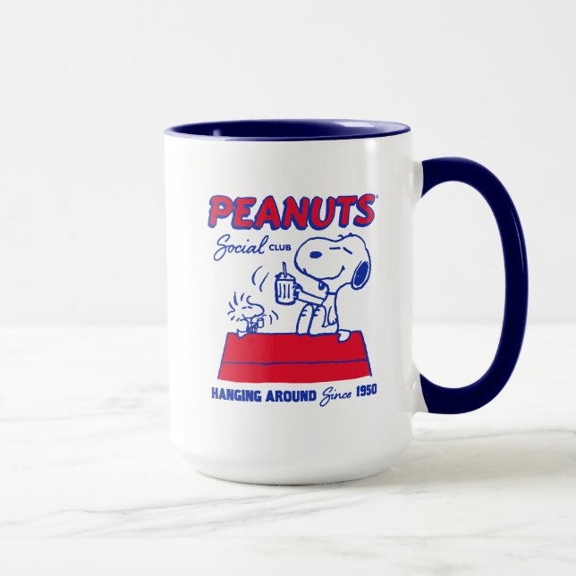 Peanuts | Snoopy & Woodstock Hanging Around Mug (Right)