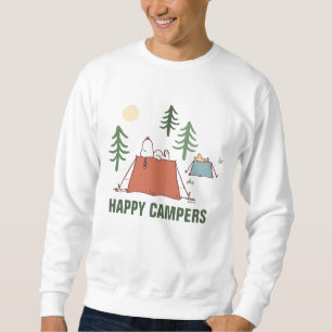 Peanuts Snoopy & Woodstock Happiness is Camping Sweatshirt