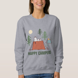 Peanuts Snoopy & Woodstock Happiness is Camping Sweatshirt