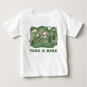 Peanuts   Snoopy & Woodstock Happiness is Hiking Baby T-Shirt