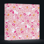 Peanuts | Snoopy & Woodstock Heart Pattern Binder<br><div class="desc">Check out this fun Peanuts pattern featuring Snoopy and Woodstock.</div>