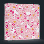 Peanuts | Snoopy & Woodstock Heart Pattern Binder<br><div class="desc">Check out this fun Peanuts pattern featuring Snoopy and Woodstock.</div>