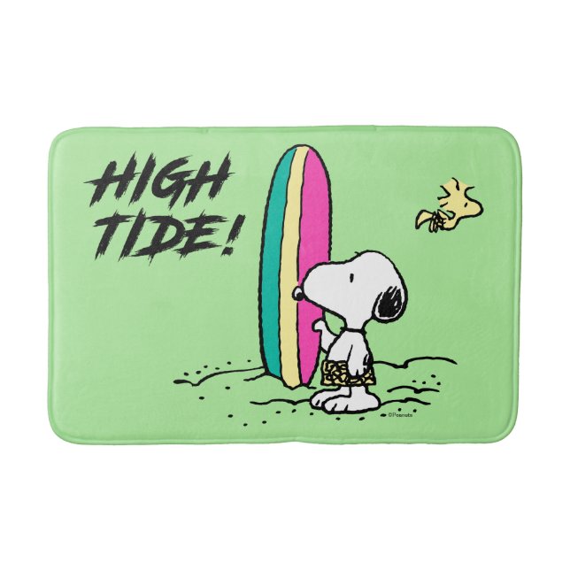 Peanuts | Snoopy & Woodstock High Tide Bath Mat (Front)