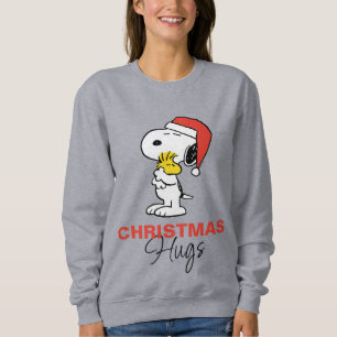 Peanuts Snoopy & Woodstock Holiday Hugs Sweatshirt