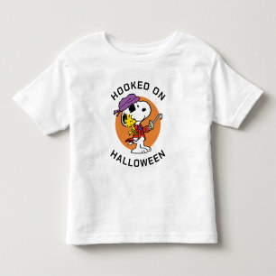 Peanuts   Snoopy & Woodstock Hooked on Halloween Toddler T-shirt