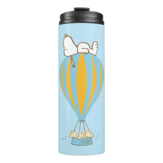 Peanuts | Snoopy & Woodstock Hot Air Balloon Thermal Tumbler (Front)