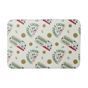 Peanuts   Snoopy & Woodstock Hot Cocoa Pattern Bath Mat