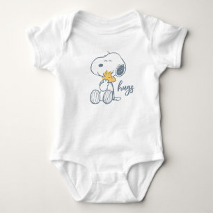 Peanuts   Snoopy & Woodstock Hug Baby Bodysuit