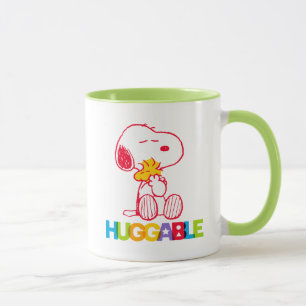 Peanuts   Snoopy & Woodstock Huggable Mug