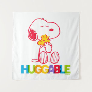 Peanuts   Snoopy & Woodstock Huggable Tapestry