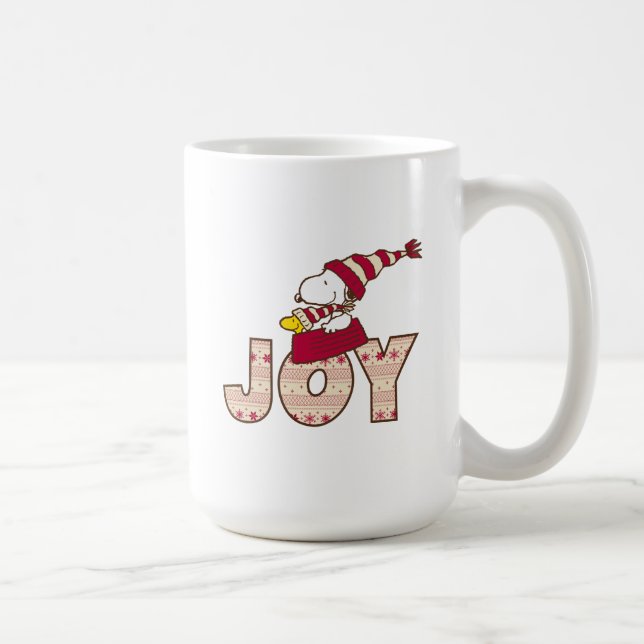 Peanuts | Snoopy & Woodstock Joy Sled Ride Coffee Mug (Right)