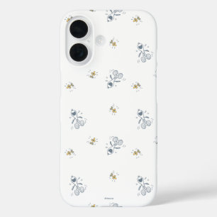 Peanuts   Snoopy & Woodstock Laughing Pattern iPhone 16 Case
