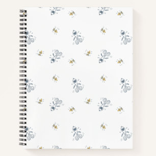 Peanuts Snoopy & Woodstock Laughing Pattern Notebook