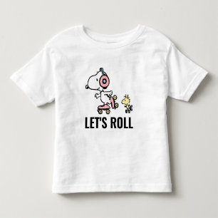 PEANUTS Snoopy & Woodstock Let's Roll Toddler T-shirt