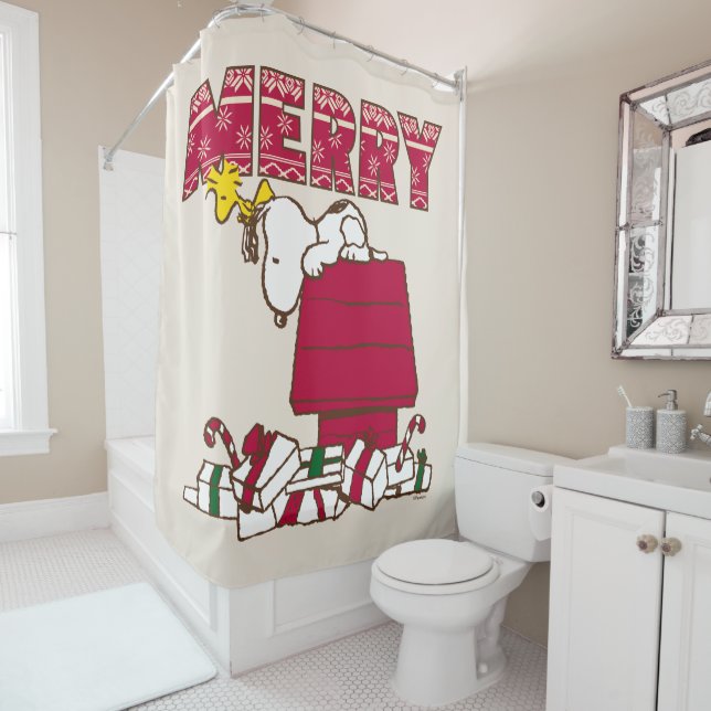 Peanuts | Snoopy & Woodstock Merry Ugly Sweater (In Situ)