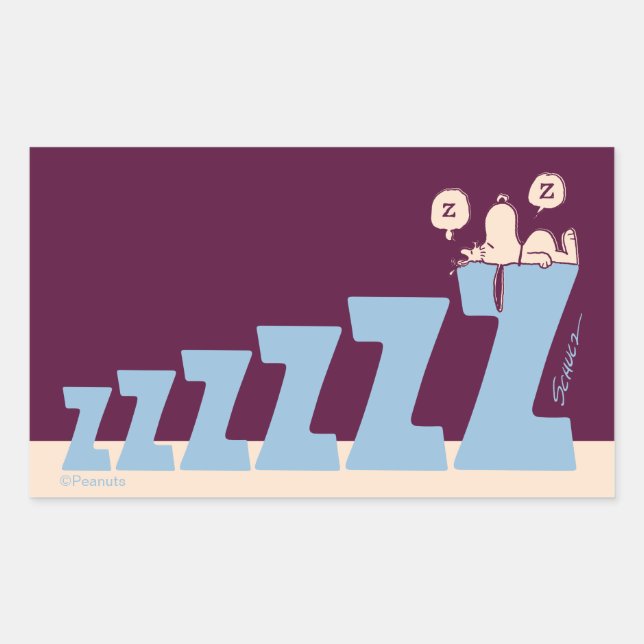 Peanuts | Snoopy & Woodstock Nap Sticker (Front)