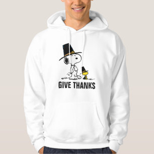 Peanuts Snoopy & Woodstock Pilgrim Hoodie