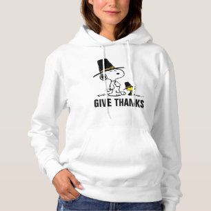 Peanuts Snoopy & Woodstock Pilgrim Hoodie