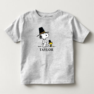 Peanuts Snoopy & Woodstock Pilgrim Toddler T-shirt
