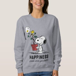 Peanuts Snoopy & Woodstock Plant A Tree Sweatshirt