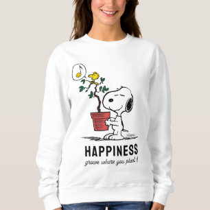 Peanuts Snoopy & Woodstock Plant A Tree Sweatshirt