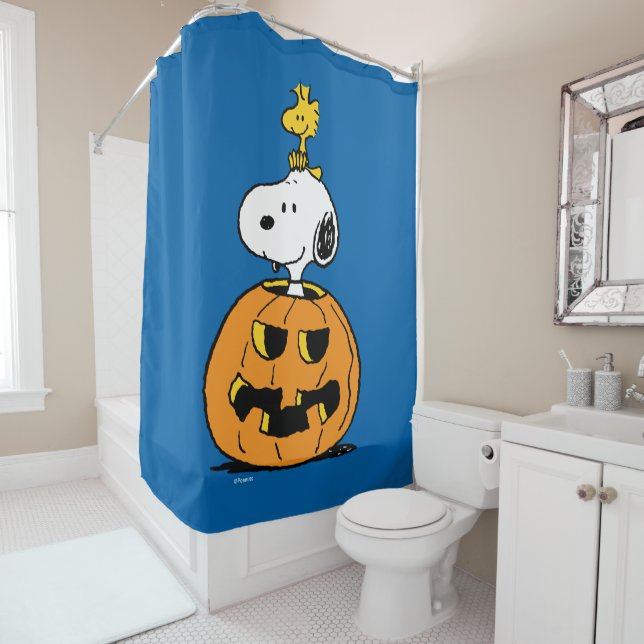 Peanuts | Snoopy & Woodstock Pop-up Pumpkin (In Situ)