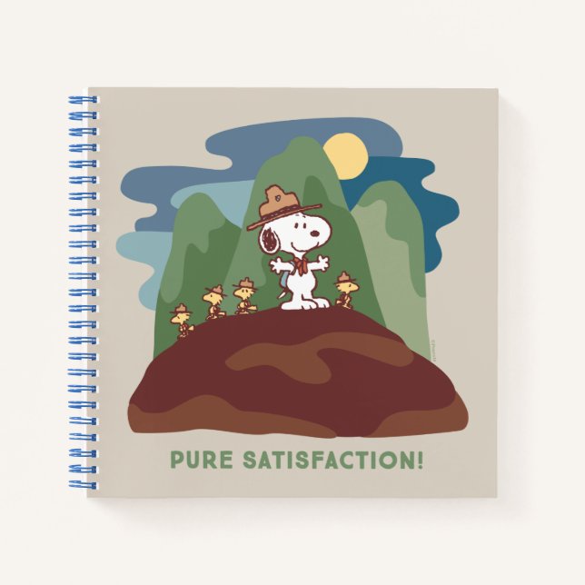 Peanuts | Snoopy & Woodstock Pure Satisfaction Notebook (Front)